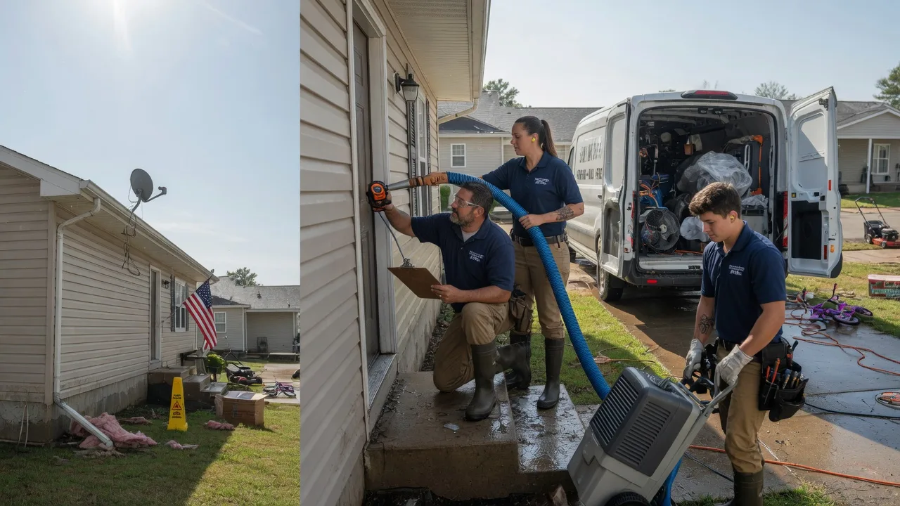 Ceiling Water Damage Restoration in Hellier, KY near me